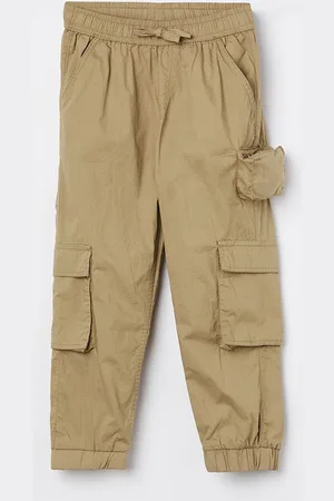 Lifestyle Boys Cotton Mid-Rise Regular Fit Cargos Trousers