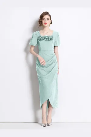 JC Collection Women Sheath Midi Dress