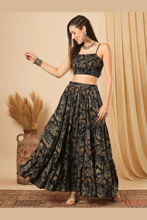 Globus Printed Top With Skirt Co-Ords