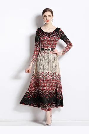 JC Collection Women Floral Printed Maxi Dress