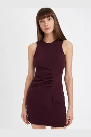 DeFacto Women Sleeveless Sheath Mini Dress