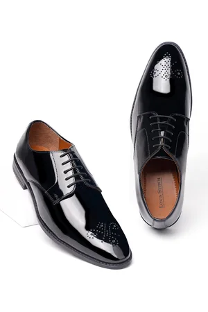 LOUIS STITCH Men Formal Lace Up Derby Shoes