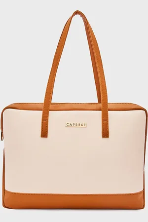 Caprese Ryma Structured Shoulder Bag with Laptop Sleeve