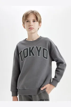 DeFacto Boys Typography Printed Pullover