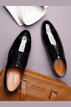 LOUIS STITCH Men Formal Lace Up Derby Shoes