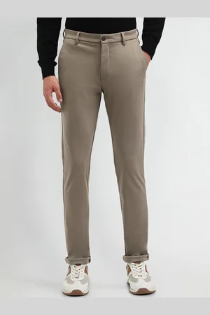 Arrow Men Urban Slim Fit Mid-Rise Chinos Trousers