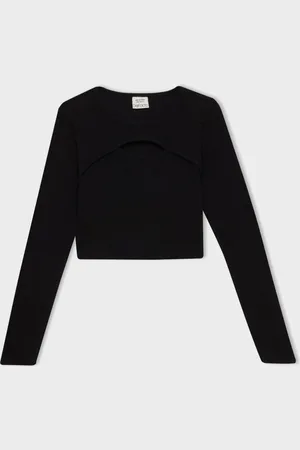 DeFacto Girls Hooded Pockets T-shirt