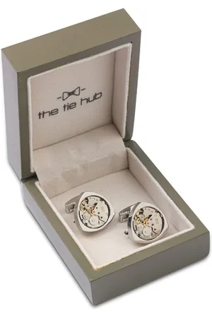 The Tie Hub Men Geometric Shape Cufflink