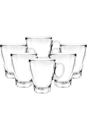 Ocean Transparent 6 Pieces Caff Americano Glasses 354.88ml