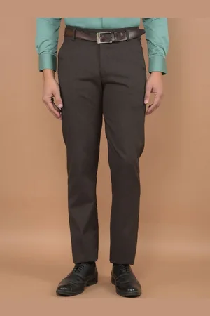 Canary London Men Smart Slim Fit Wrinkle Free Trousers