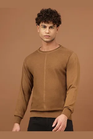 Richlook Men Self Design Long Sleeves Round Neck Sweatshirt