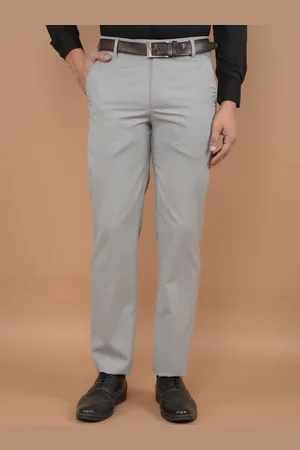 Canary London Men Smart Slim Fit Formal Trousers