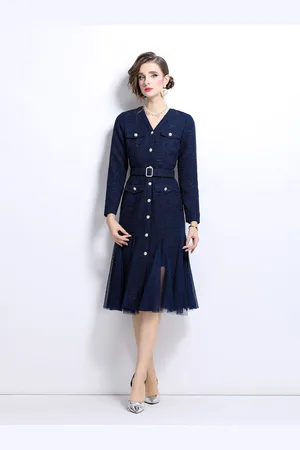 JC Collection Women Shirt Midi Dress
