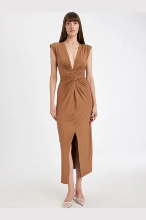 DeFacto Women Wrap Midi Dress