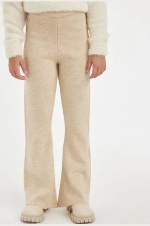 DeFacto Girls Mid-Rise Regular Trousers
