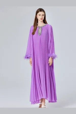 JC Collection Women Flared Sleeve Maxi Dress