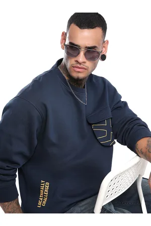 WROGN Men Cotton Round Neck Pullover Sweatshirt
