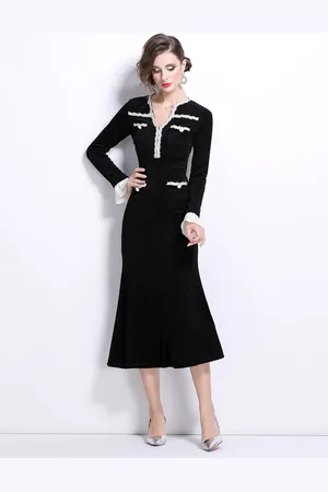 JC Collection Women Fit and Flare Midi Dress