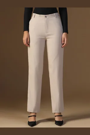 Tahvo Women Relaxed Regular Fit Formal Trousers