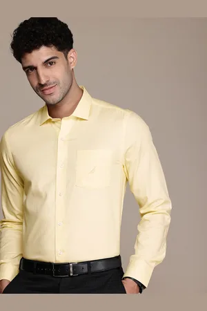 Nautica Pure Cotton Classic Slim Fit Opaque Formal Shirt