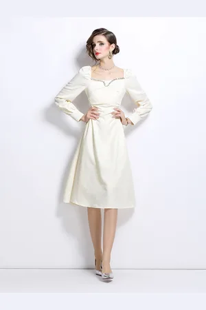 JC Collection Women Fit & Flare Midi Dress