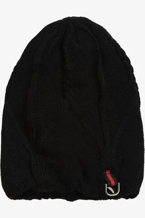 Loom Legacy Men Black Acrylic Beanie