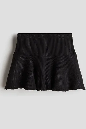H&M Girls Shimmering Ribbed Skirt