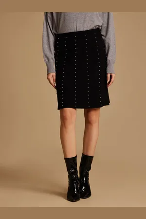 Kazo Women Embellished A-Line Mini Skirt