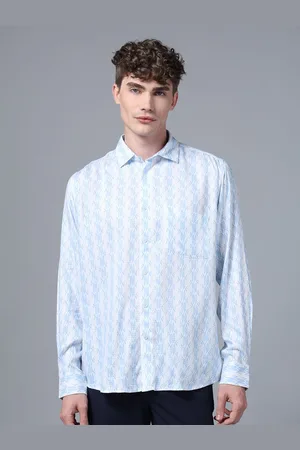 DON VINO Men Comfort Spread Collar Abstract Printed Slim Fit Casual Shirt
