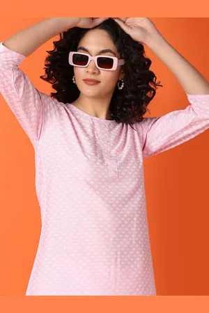 V-Mart Women Printed Round Neck Tunic