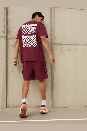Kook N Keech Street Savvy Printed Relaxed T-shirt With Shorts Co-Ords Set