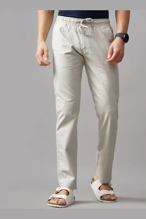 PAUL STREET Men Relaxed Straight Fit Trousers
