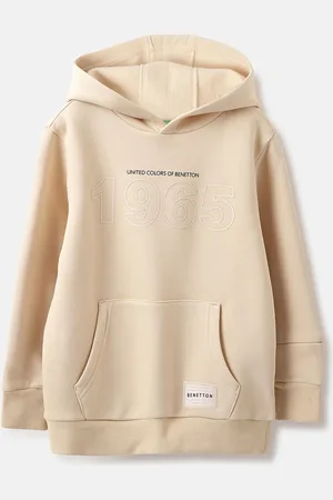 Benetton Boys Typography Printed Cotton Long Sleeves Sweatshirt