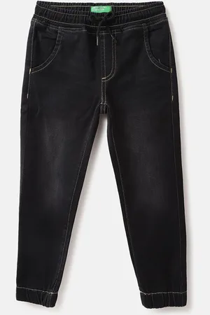Benetton Boys Mid-Rise Jogger Fit Jeans