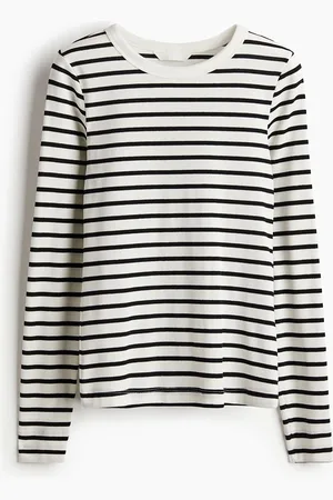 H&M Women Ribbed Jersey Top