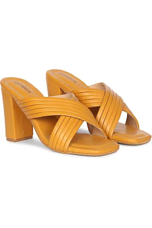 Corsica Striped Block Sandals with Tassels