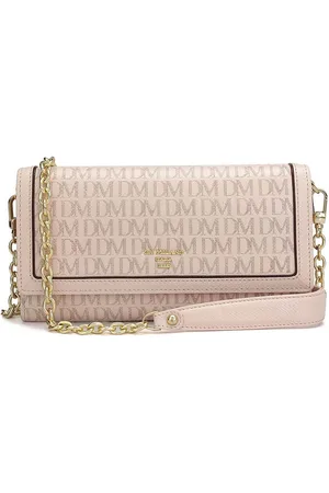 Da Milano Women Typography Textured Leather Two Fold Wallet