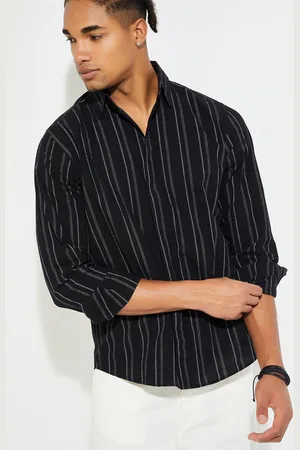 Max Collection URB_N Men Regular Fit Striped Casual Shirt