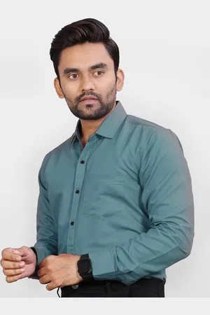 Metronaut Men India Slim Spread Collar Solid Slim Fit Formal Shirt