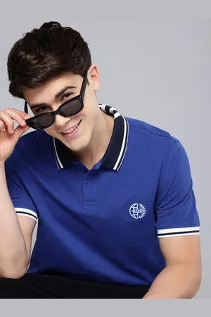 Aeropostale Polo Collar Contrast Collar Pure Cotton T-shirt