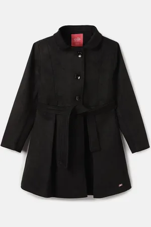 Blue Giraffe Girls Regular Fit Long Sleeved Coats