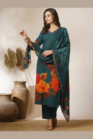 FASHOR Women Kurta with Trousers & Dupatta Set