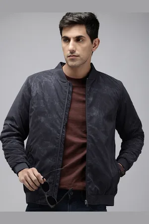 Park Avenue Slim Fit Washed Bomber Jacket