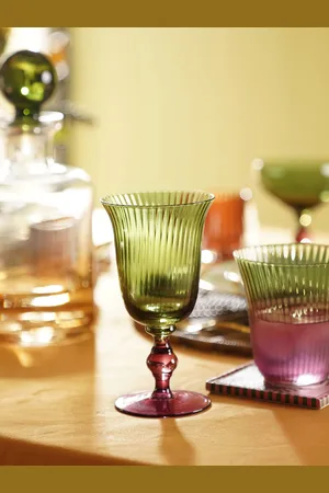 Pure Home and Living Unisex Green Bar Glass