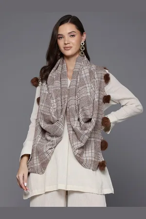 Cayman Checked Woollen Stole