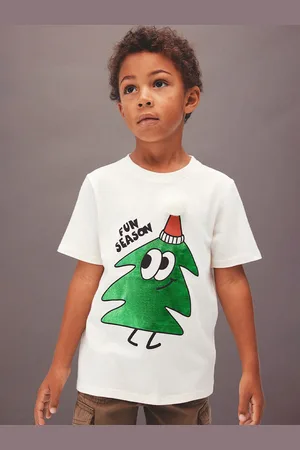 H&M Boys Printed Cotton T-shirt