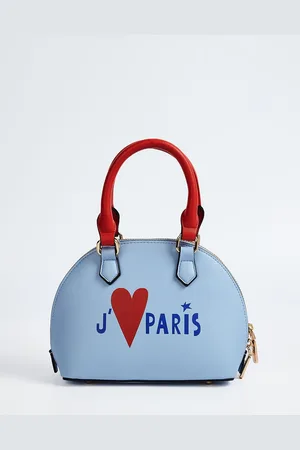 Elle PU Structured Sling Bag with Applique