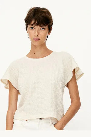 H&M Textured Jersey Top