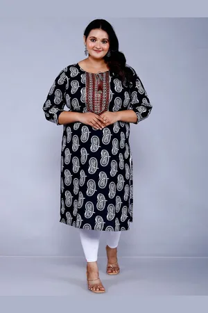 JC4U Women Paisley Embroidered Floral Kurta