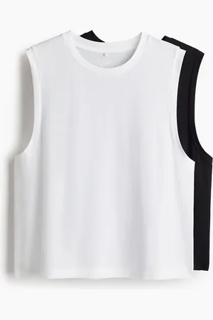 H&M 2-Pack Sports Vest Tops In DryMove